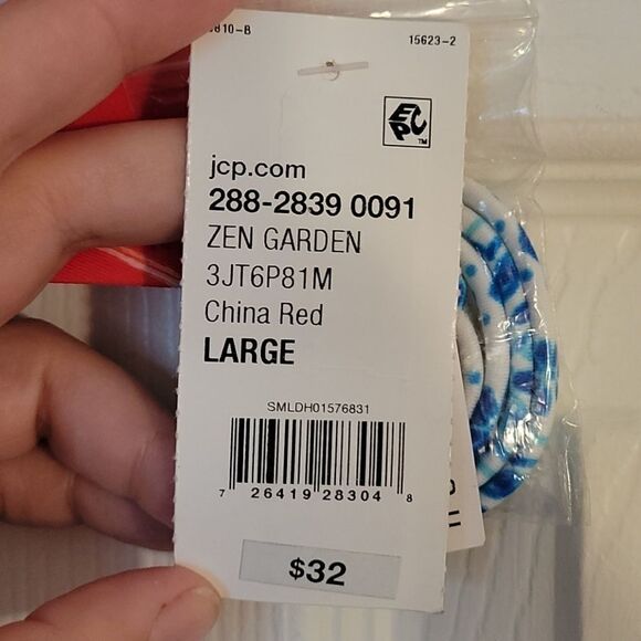 By the Beach Zen Garden bird bikini top size L - Picture 2 of 5